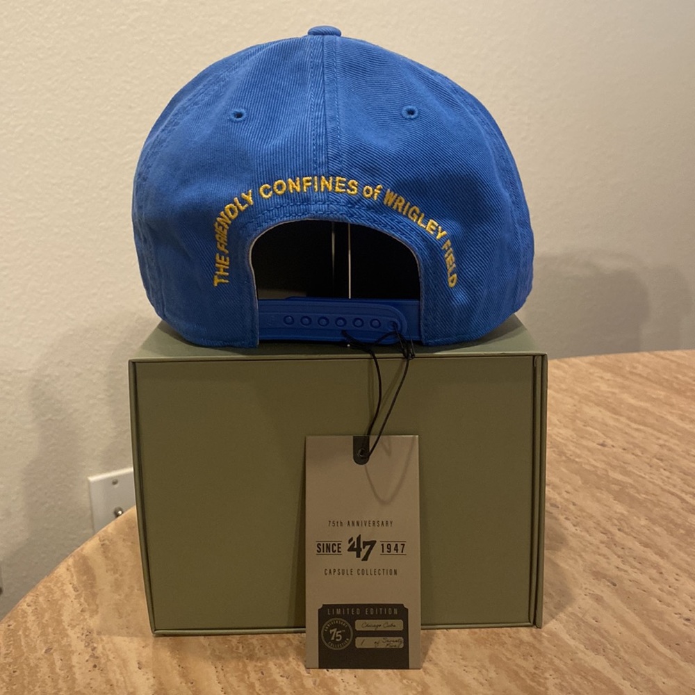47 Brand Blue Chicago Cubs Hat - Picture 2 of 6